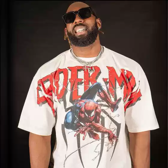 CR Spider-Man Fitness Sports Short Sleeve Foreign Trade AliExpress European and American Version of a T-shirt Half Sleeve Jacket
