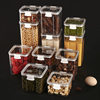 Cereal Sealed Tank Kitchen Storage Tank Food Grade Transparent Storage Box Snacks Cereal Storage Tank