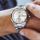Швейцарские подлинные мужские водонепроницаемые часы для пары Longines, автоматические механические часы, светящиеся модные повседневные часы mini 3