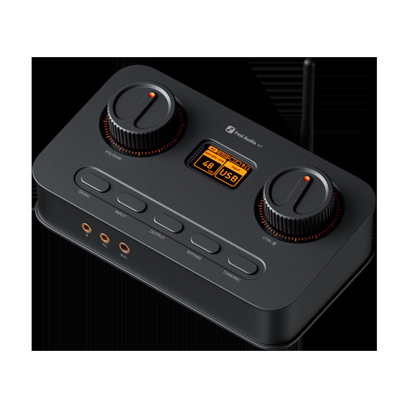 Fosiaudio Hifi Fever Grade Decoding Headphone Amplifier K7 Computer External Sound Card Game Headset Audio Decoder