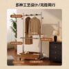 Jialing Movable Room Clothes Rack Coat Rack Floor-Standing Clothes Rack Second-Hand Balcony Clothes Rack Clothes Drying Rack Vertical