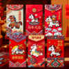 2026 Year of the Horse New Personalized Creative Three-Dimensional Embroidery Red Envelope Bag New Year Red Packet Cartoon Cute Spring Festival Neutral