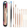 Double-Ended Stainless Steel Ear Scoop Ear Digging Artifact Ear Scoop Ear Cleaner Ear Picking Tool Tweezers Set