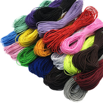 Colorful High-Elasticity 1mm Elastic Cord DIY Beading Cord for Buddhist Beads Bracelet Cord Beading Cord Accessories