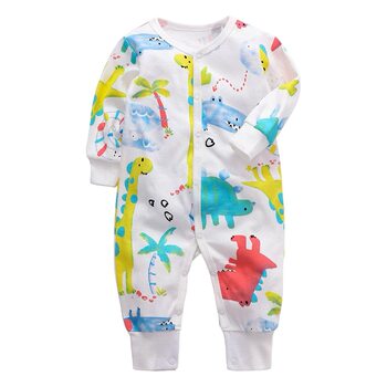Manufacturer Wholesale Baby Jumpsuit, Cotton Romper, Long-Sleeved Jumpsuit, Boxer Robe, Baby Clothes, Spring and Summer Pajamas