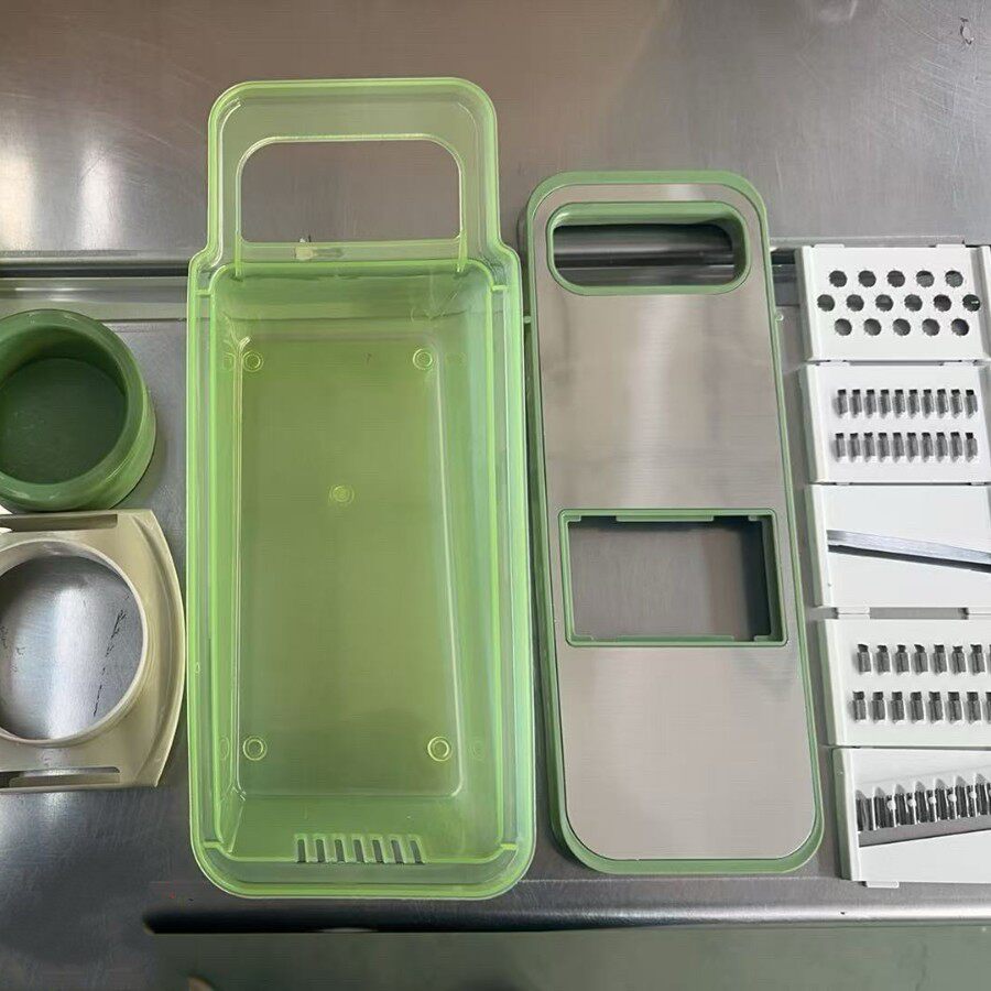 Manufacturer Supplies Drain Box Grater Kitchen Potato Cucumber Slicer Grater Hand Guard Storage Box Vegetable Cutter
