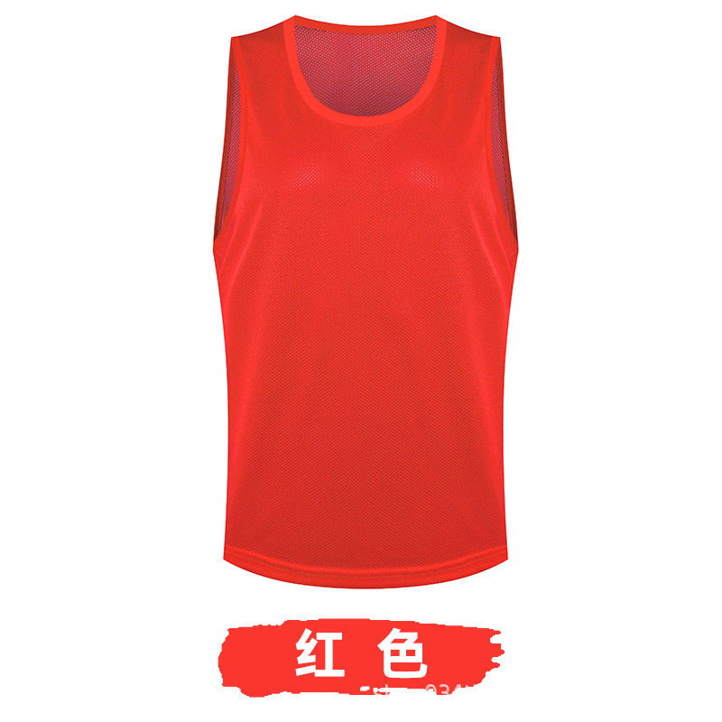 跨境网眼对抗服儿童足球训练背心团建户外拓展活动广告号码服印制