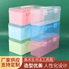 Plastic transparent calligraphy storage box lengthened student portable writing brush portable box art student calligraphy toolbox