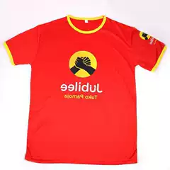White all pure polyester t shirt election T-shirt factory foreign candidate presidential election shirt sublimation head