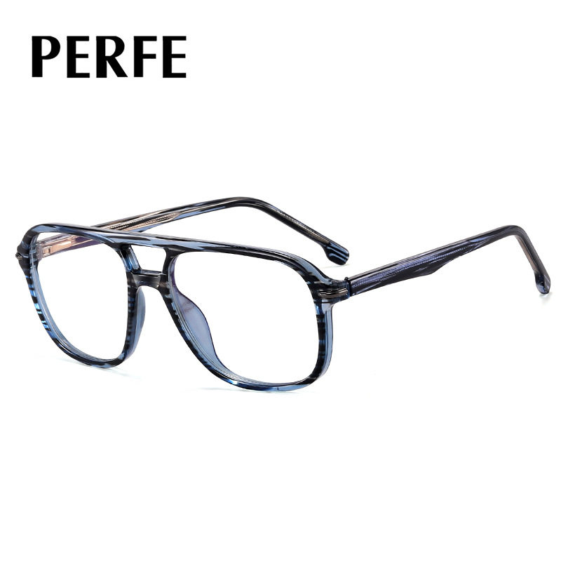 82120 New Style Personalized Trendy Glasses Frame Anti-blue Light Glasses Men's TR90 Frame Myopia Glasses Can Be Equiped with Power