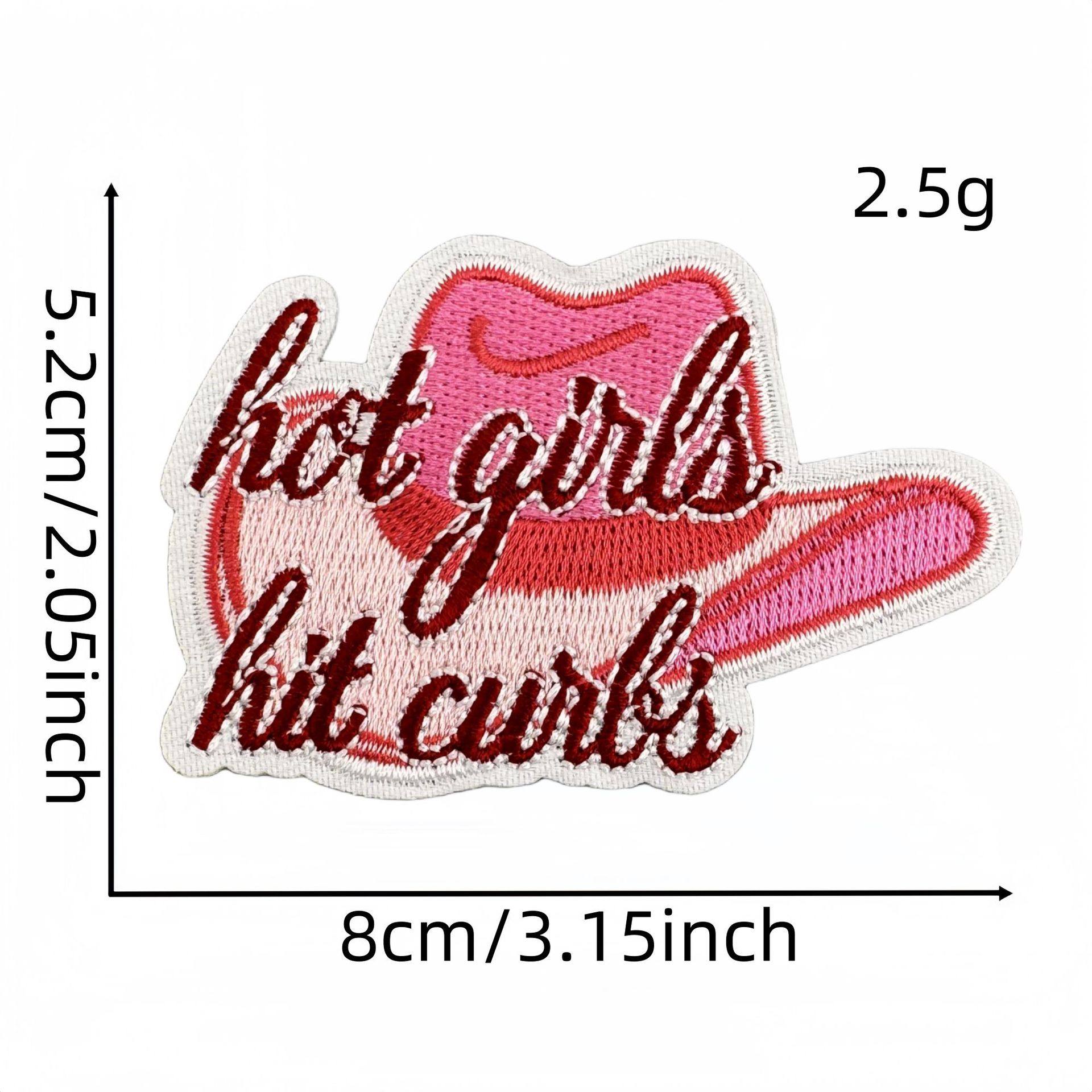 トレンドの英語布ステッカー17#