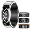 Sy01 Smart Ring with Display Touch Charging Stand Page Turning Photo Smart Ring Heart Rate Blood Oxygen Sleep