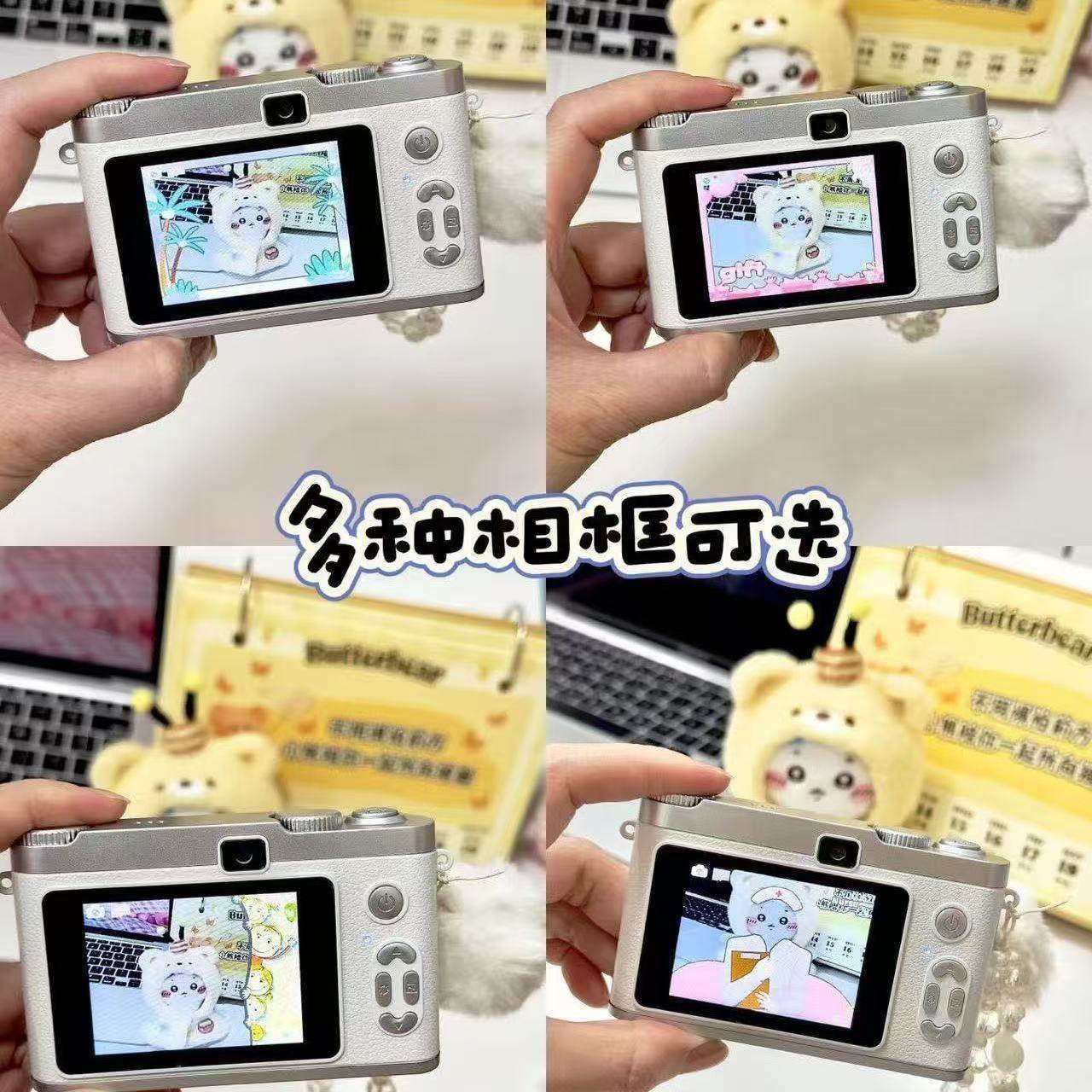 9600W Pixel Retro Dual-Camera Cute Digital Camera for Campus Students to Take Photos and Transfer Them to Mobile Phones