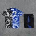 2526 Short Sleeve Real Madrid Black Blue [Special Edition]