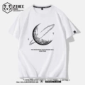 White Cosmic Lines Black