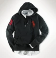9003 pullover original black red horse