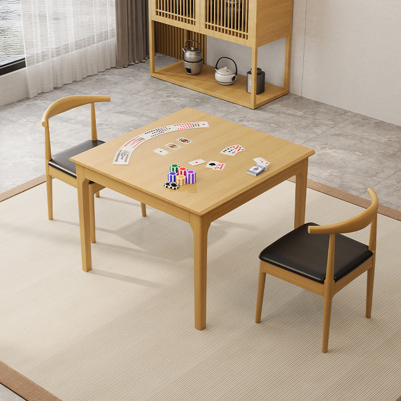 掼蛋专用桌实木棋牌桌打牌桌子牌桌小方桌八仙桌四方桌正方形桌椅