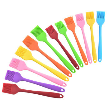 Silicone Oil Brush Kitchen Pancake Edible Baking Small Brush Pancake Household High Temperature Resistant Hair-free Barbecue Brush