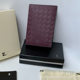 W Baolong Fashion 3.0 Passport Holder Bordeaux Red Original Leather High Quality Real Shot for Cross-Border