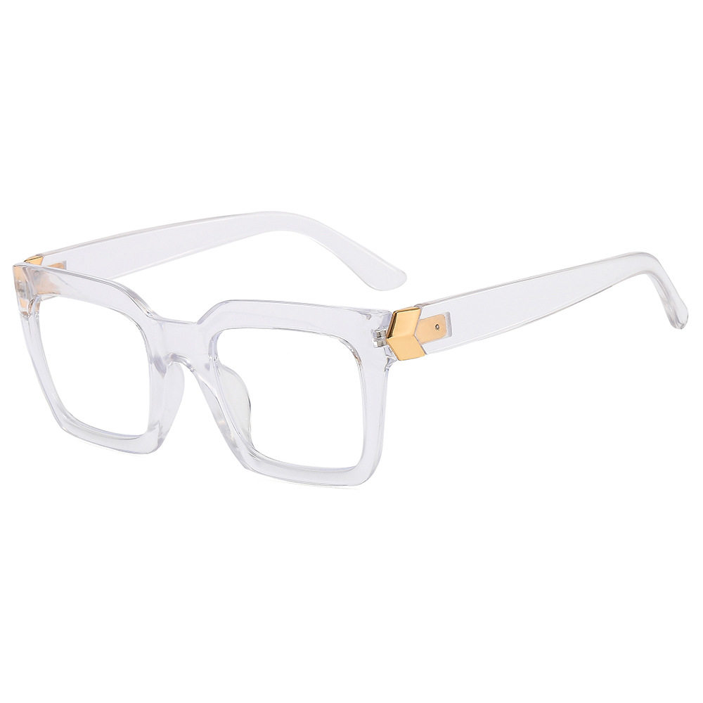 2022 New Fashion anti-blue light flat mirror trend Net red color tide box eyewear frame students spectacle frame