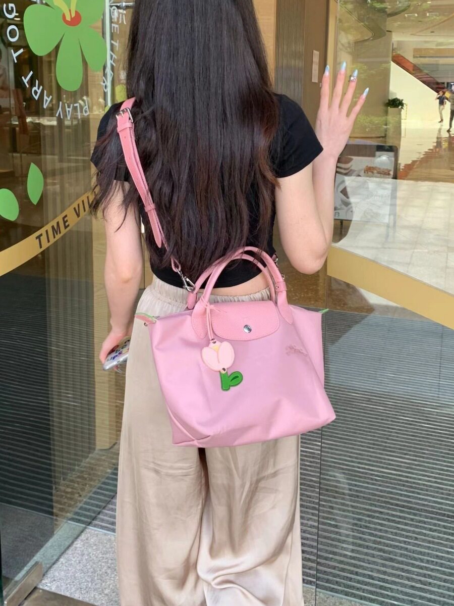 Cross-Border French Longxiang Bag Embroidered Dumpling Bag Folding Bag Large Capacity Longxiang Tote Bag Women's Bag Armpit Bag