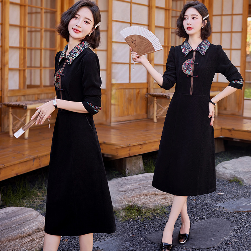 (Mới) Mã B4808 Giá 1530K: Váy Đầm Liền Thân Nữ Hatdng Hàng Mùa Xuân Thu Đông Kín Cổ Thời Trang Nữ Chất Liệu G04 Sản Phẩm Mới, (Miễn Phí Vận Chuyển Toàn Quốc).