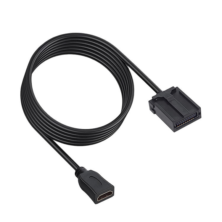HDTV car audio and video HDMI cable dedicated line HDMI E type to A M/F 4K HD cable
