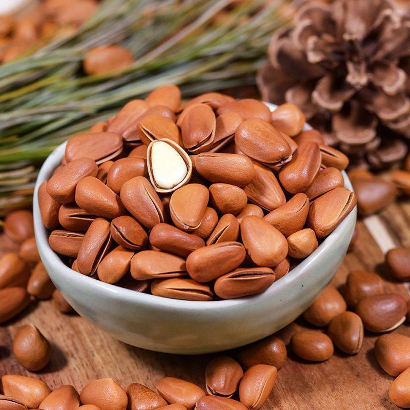 A generation of new northeast pine nuts 500g hand-peeled pine nuts open wild original nut snacks wholesale