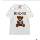 Летняя футболка MOSCHINO CHINO Moschino bear, модная свободная хлопковая футболка с короткими рукавами для хай-стрит, трансграничная mini 9