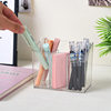 Cosmetics Storage Box, Jewelry Compartment, Transparent Acrylic Desktop Organizer, Narrow Long Small Box for Amazon Cross-Border Stationery