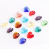 10mm Crystal Glass Heart-Shaped Jewelry Small Pendant Earrings Accessories Fashion Accessories DIY Handmade Materials