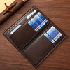 New Men's Casual Long Hot Men's Wallet Long Korean Style Plaid Wallet Trendy Casual Men's Woven Wallet