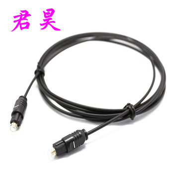 OD2.2 Optical Fiber Audio Line Metal Audio Line toslink Line Digital Line Square Opposite Port