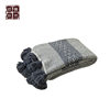 European Elegant Tassel Half Velvet Knitted Throw Blanket Office Lunch Blanket Sofa Bedroom Bed Blanket Word Wool Blanket