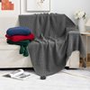 New European Style Tassel Knitted Blanket Thickened Nap Sofa Blanket Office Blanket Bedside Blanket Winter Thick Thread Blanket