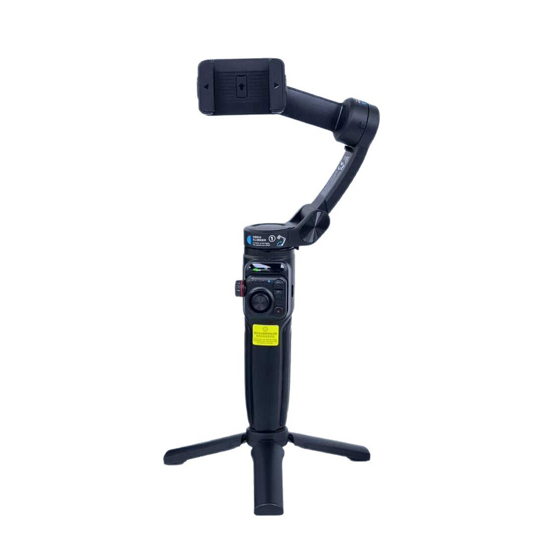 New M05 Three-Axis Stabilizer Handheld Gimbal Shooting Anti-Shake Live Broadcast Face Microphone Interview Tracking Digital Display