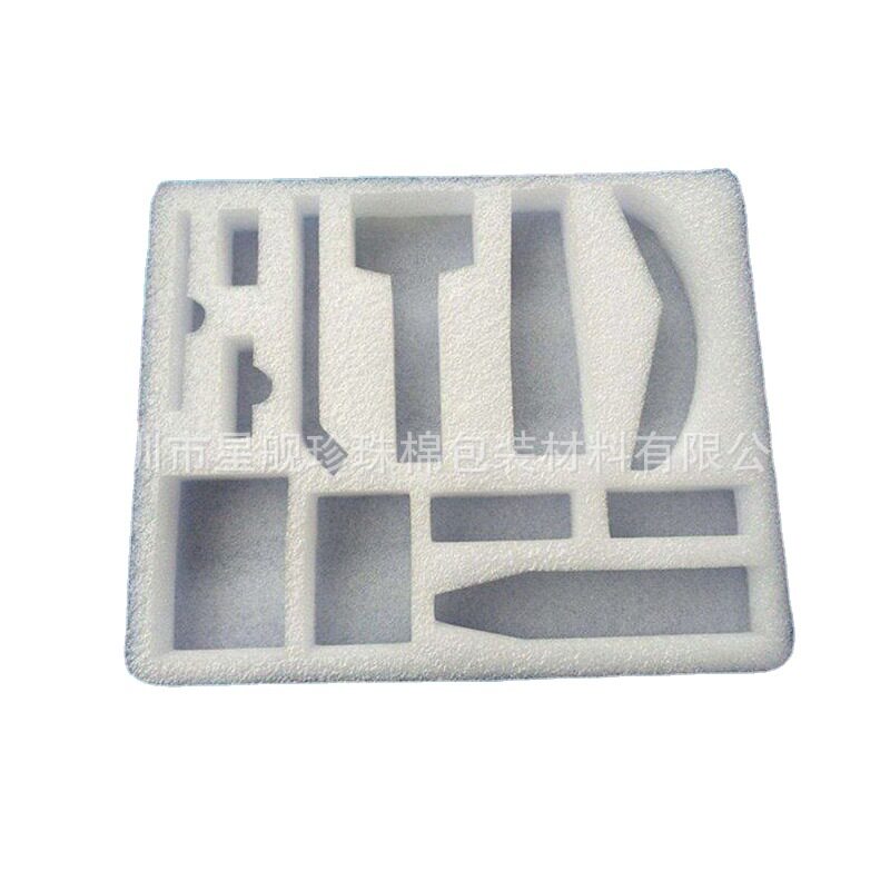 Anti-fall epe Pearl cotton inner tray packaging egg tray special-shaped material white foam foam lining degradable