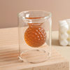 Creative crystal egg beer glass double-layer glass whiskey wine glass wine separator vodka Rugby Cup
