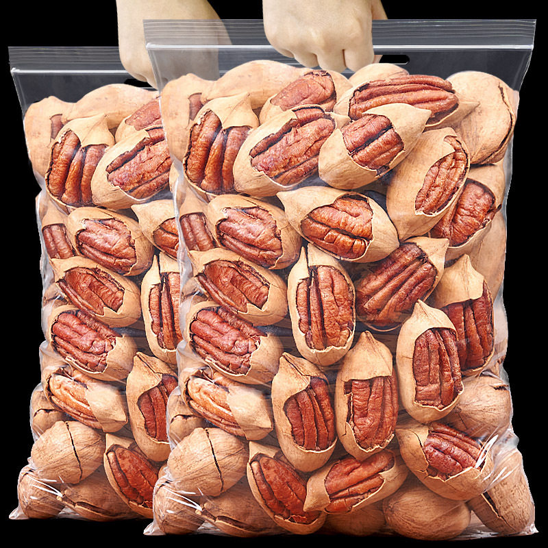 New Arrival Pecan Nut Cream Flavor 500g Bagged Bulk Longevity Dried Nuts Roasted Seeds and Nuts Snacks 2.5kg Pack Full Box