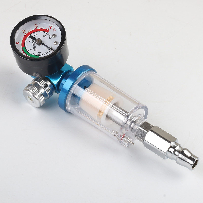 Pneumatic Spray Gun Tail Pressure Gauge Oil-Water Separator Water Grid Cross-Border Export Air Compressor Cross-Border Hot Sale
