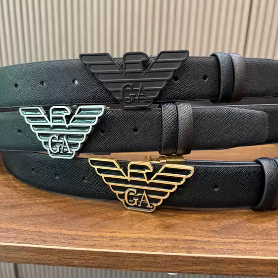 Men's Belt Classic Casual Belt Smooth Buckle Belt Versatile Business Fashion