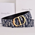 Blue denim cd gold buckle