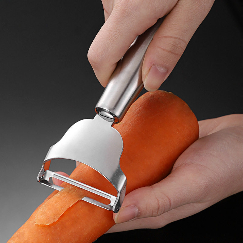 New All Steel Stainless Steel Peeler Fruit Peeler Household Apple Peeler Kitchen Potato Scraper Planer