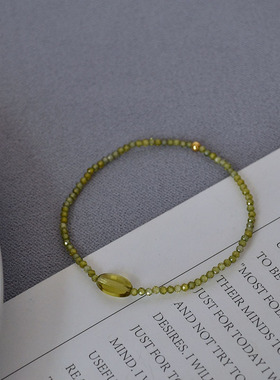 小众设计手链锆石夏日清新法式女