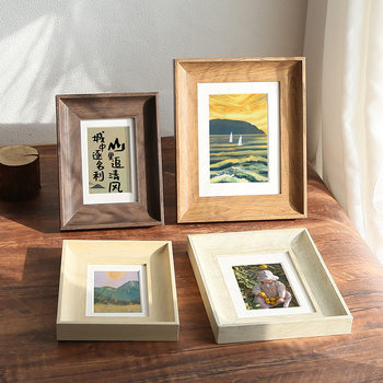 European creative small photo frame hanging wall 6 7 8 10 inch 5 7 inch 6 A4 wash photo frame decoration factory wholesale