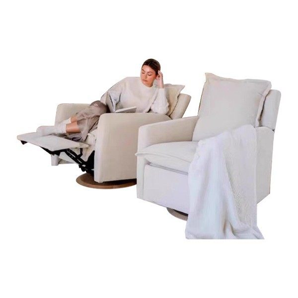 零重力电动功能可拆洗沙发单人360°旋转自动伸缩摇摇椅带娃神器