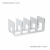 Acrylic Bookend Desktop Plastic Bookend Rack Transparent Bookshelf Baffle Book Clip Bookend Rack Storage Book Display Rack