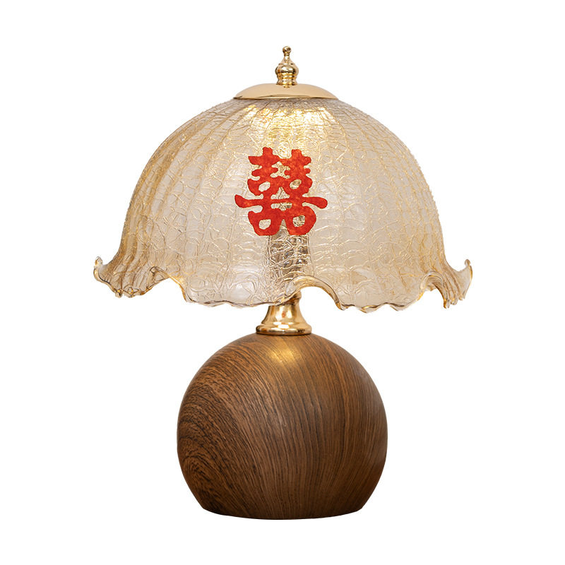 Newlywed Table Lamp, Bedroom Study, Bedside Atmosphere Lamp, Gift for Newlyweds, Everlasting Lamp, Red Festive Bride Dowry Lamp