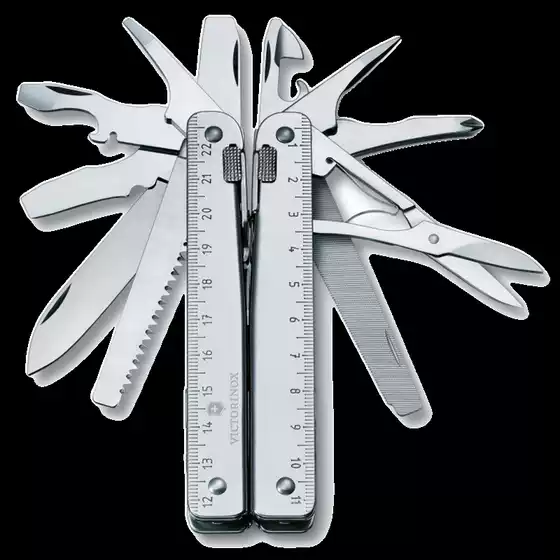 Original Genuine Swiss Army Knife Swiss Universal Pliers Multi-Function Tool Pliers (with Leather Case) 3.0327.L