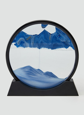 六一礼物流沙画3D学生解压山水画摆件创意沙漏工艺桌面公室摆饰